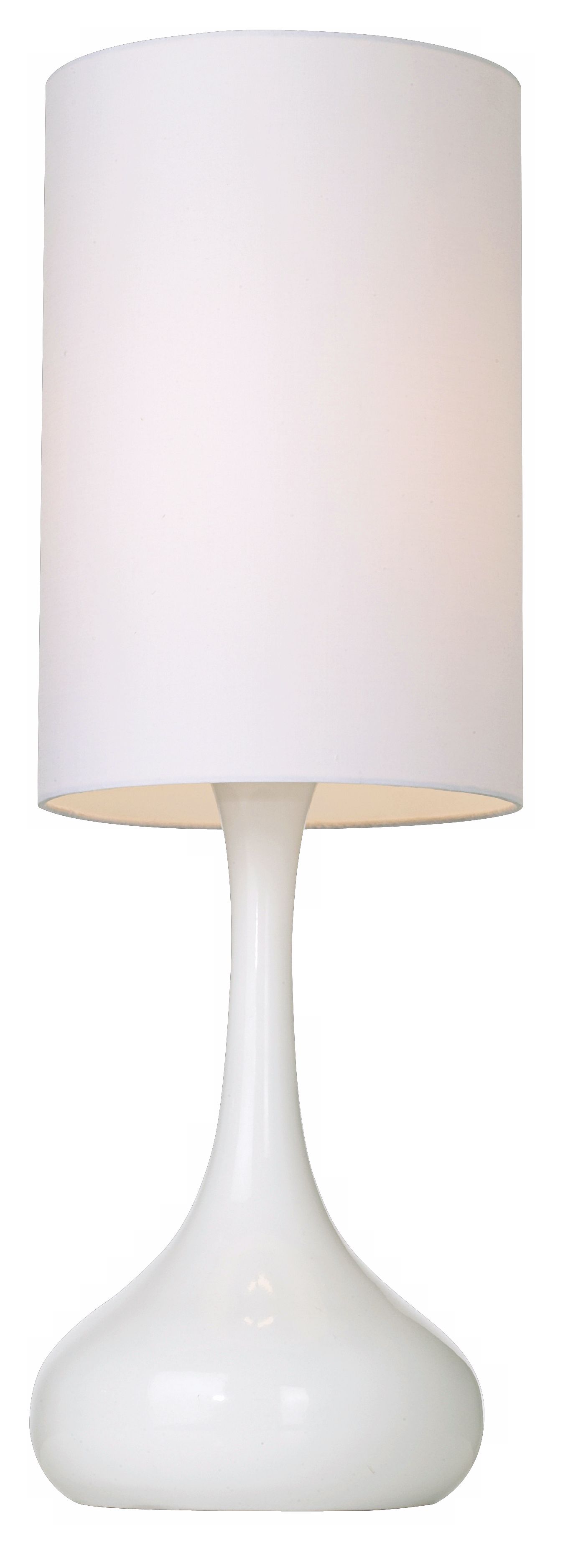White Moderne Droplet Table Lamp more views