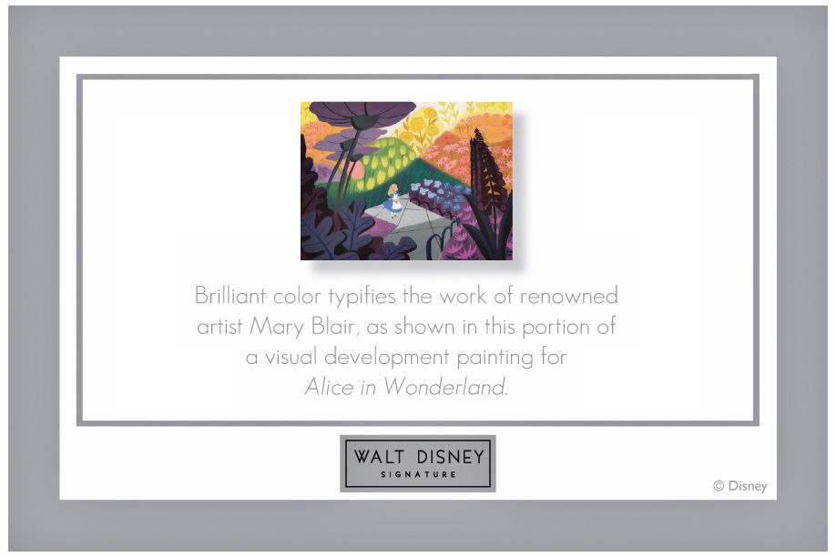 Walt Disney Alice in Wonderland III Framed 34" High Wall Art more views