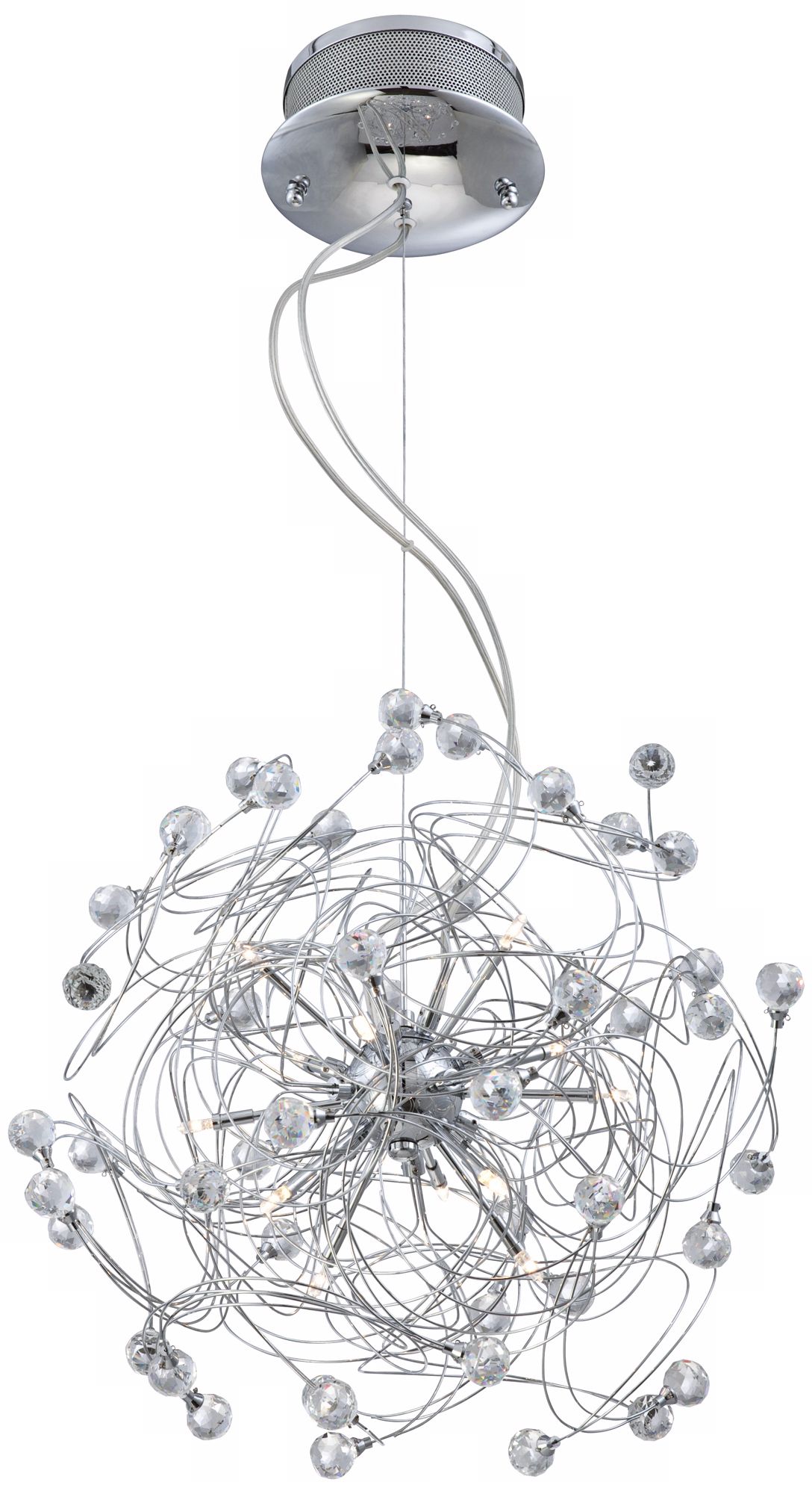 12-Light Crystal Strings Pendant Chandelier more views