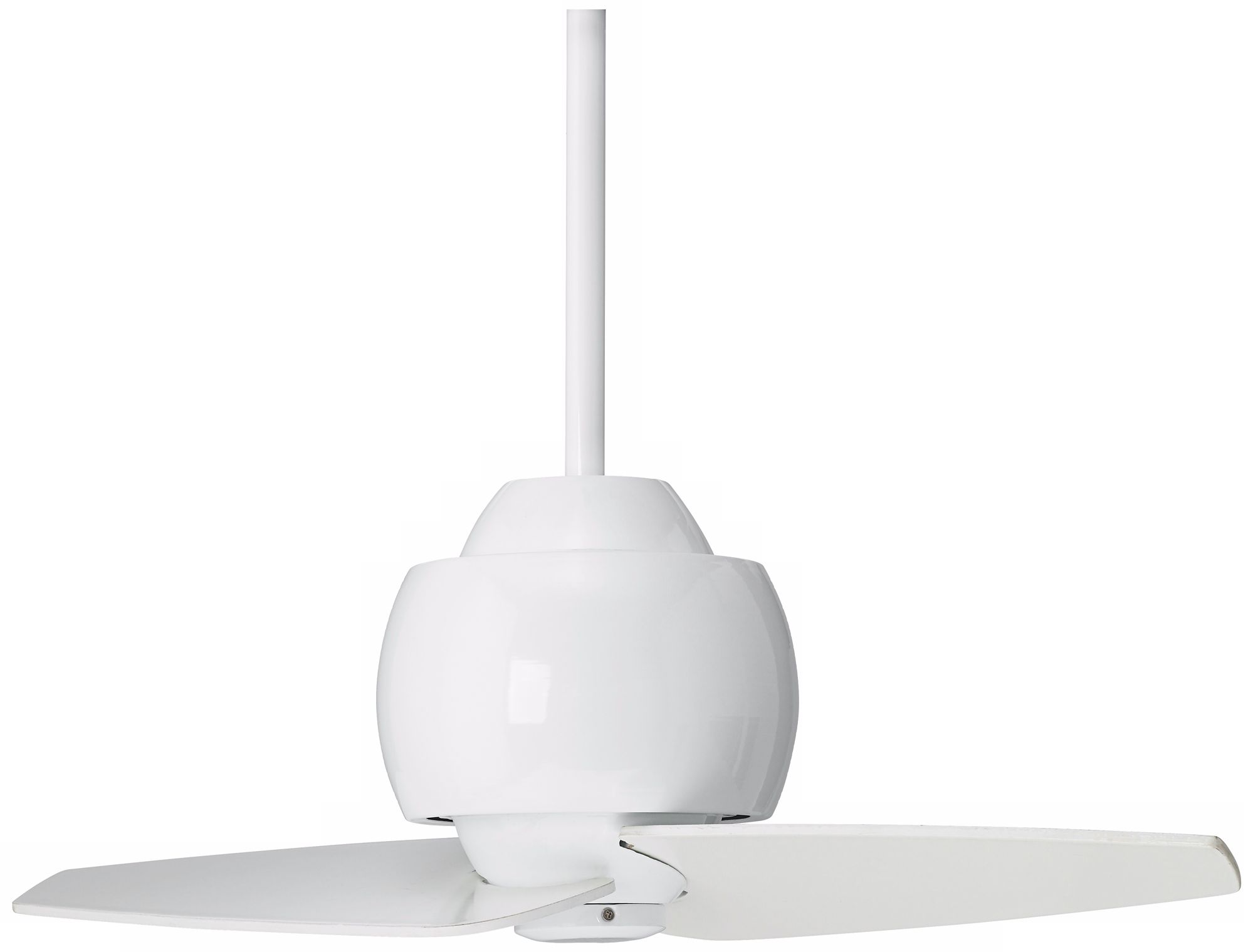 30" Entity White Damp Location Ceiling Fan more views