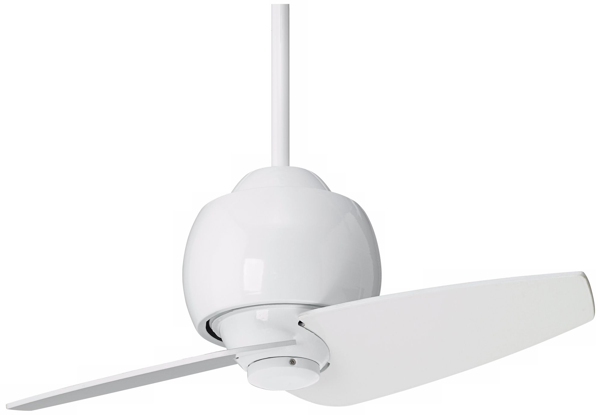30" Entity White Damp Location Ceiling Fan more views