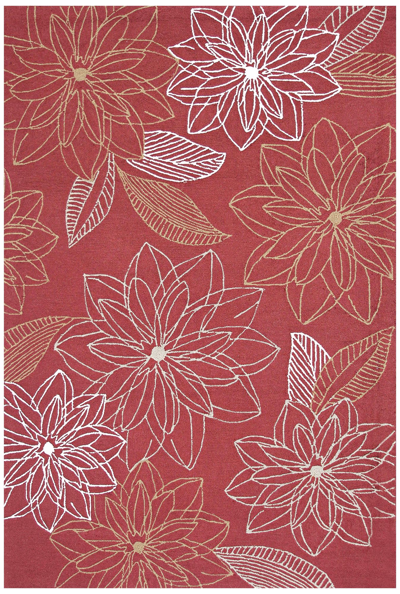 Dahlia Coral Indoor/Outdoor 5'x8' Rug