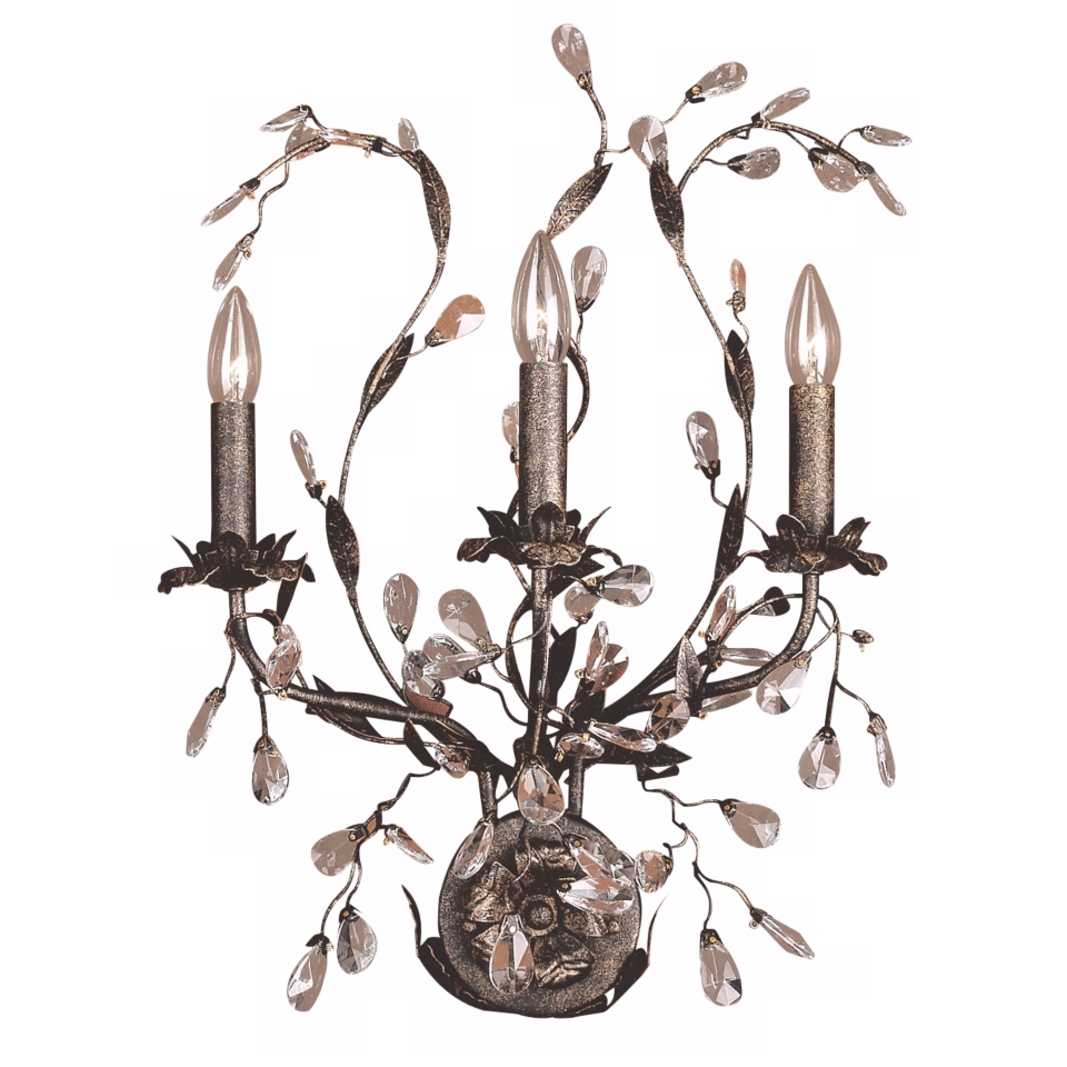 Circeo Collection 24" High Three Light Wall Sconce   #01482