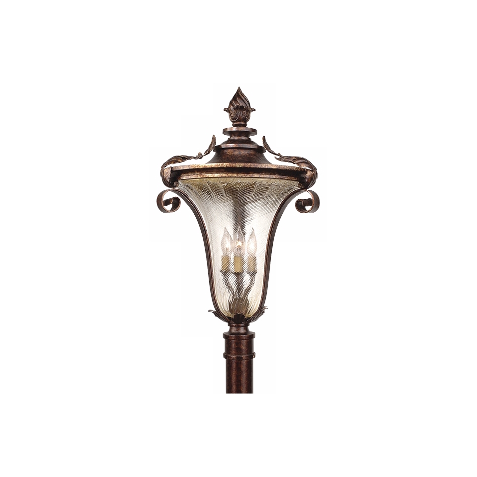 Pirouette Collection 31" High Outdoor Post Mount Fixture   #03275