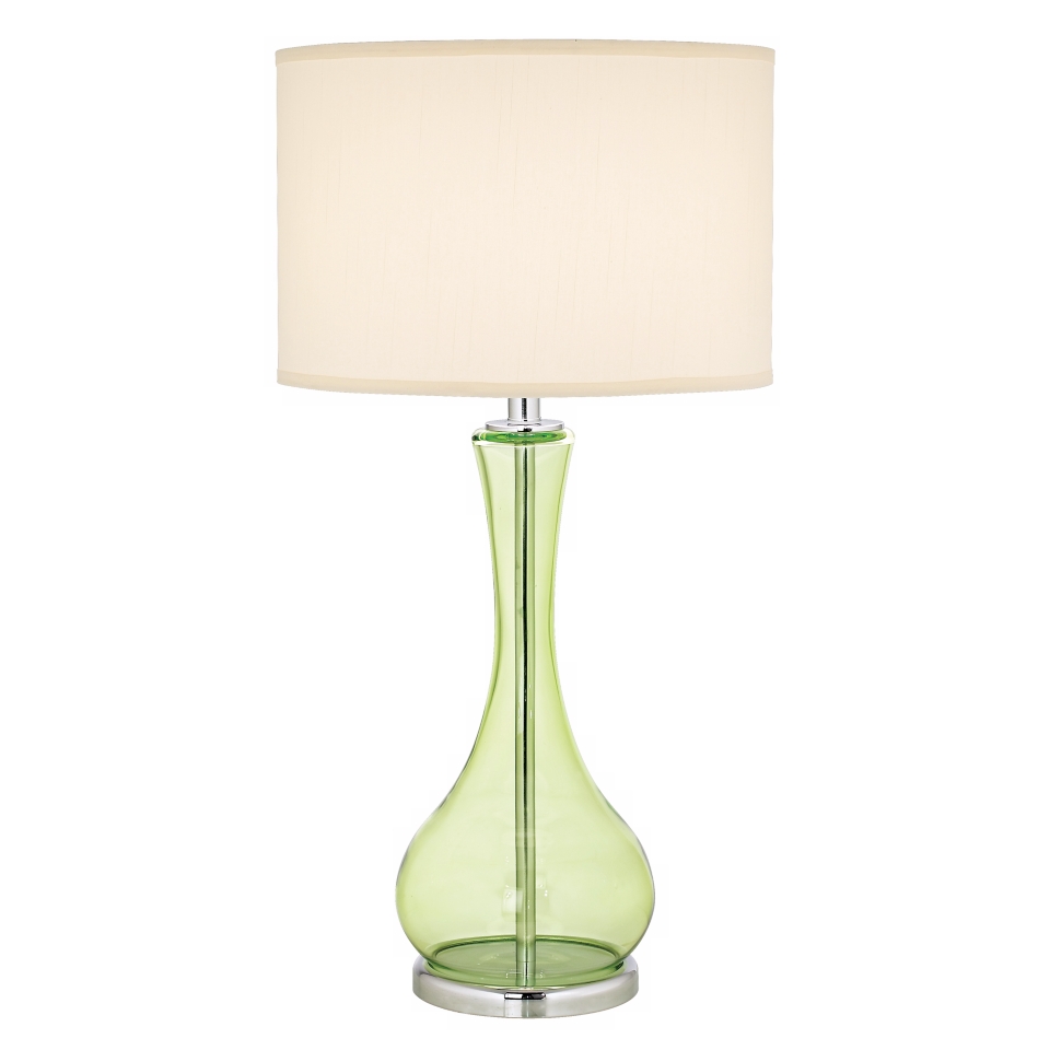 Appletini Green Glass Table Lamp   #04129