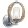 Kichler Grand Bank 10 1/4&quot;H Antique Gray Outdoor Wall Light