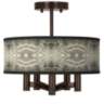 Sprouting Marble Ava 5-Light Bronze Ceiling Light