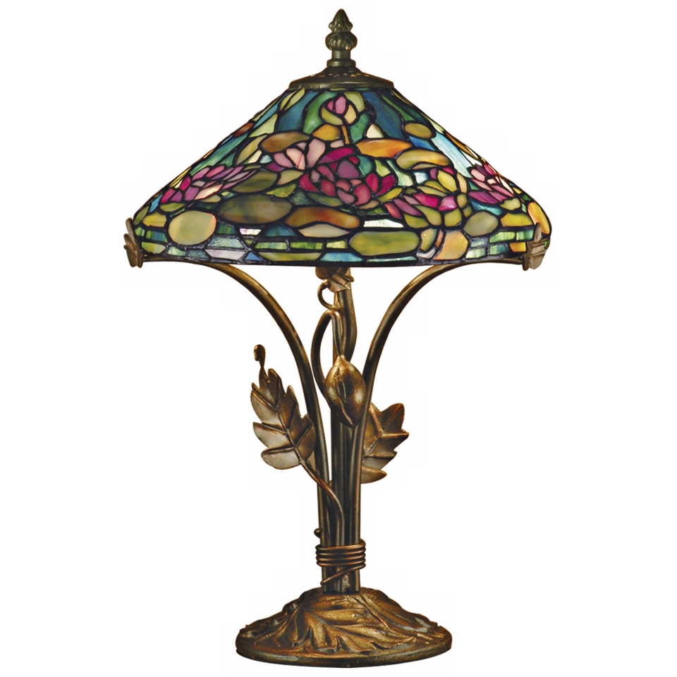 Dale Tiffany Dunkirk Art Glass Table Lamp   #10468
