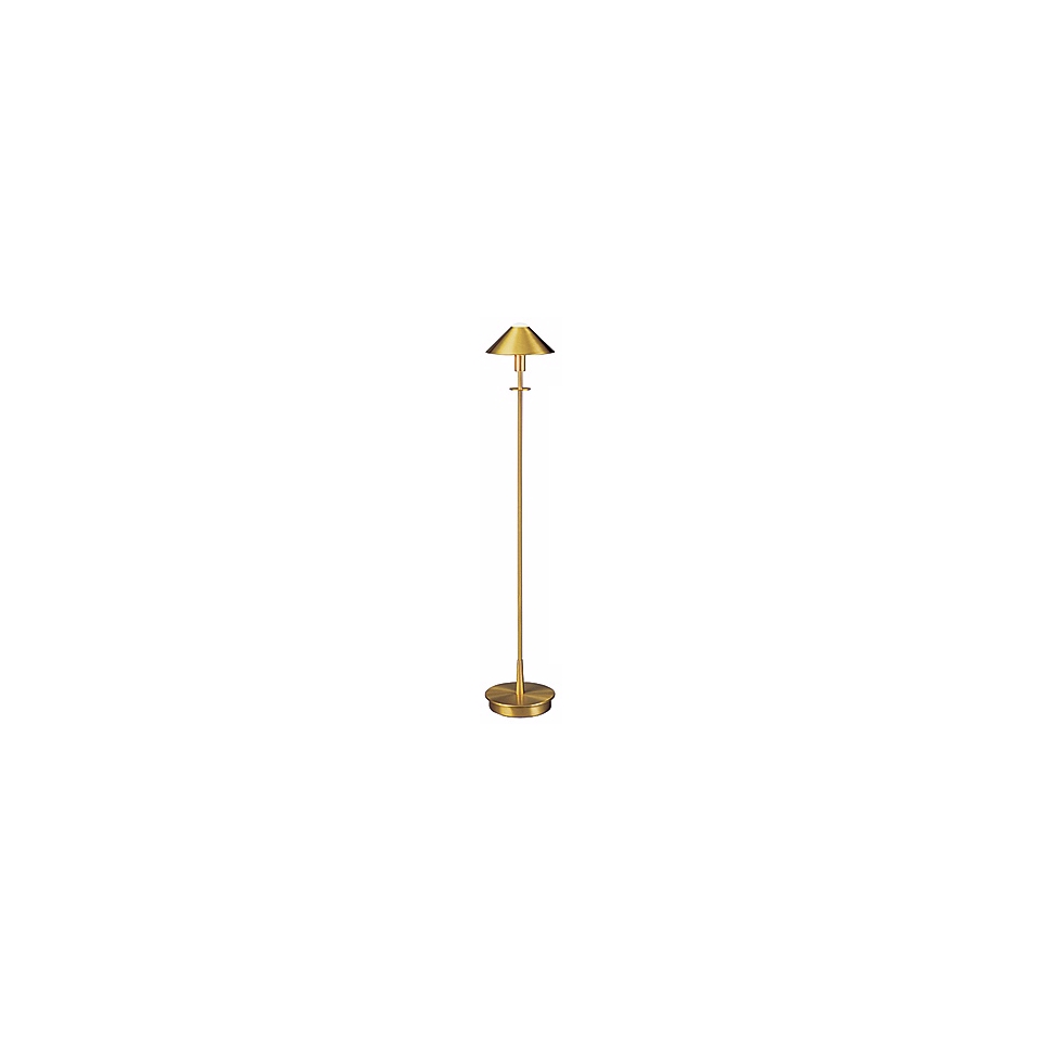 Holtkoetter Brushed Brass Halogen Floor Lamp   #11525