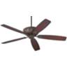 60&quot; Casa Montego Bronze Cherry Traditional Ceiling Fan with Pull Chain