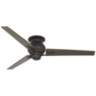 60&quot; Spyder Bronze Tapered Blades Pull Chain Hugger Ceiling Fan