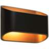 Bruck Eclipse 4 1/2&quot; High Black LED Wall Sconce