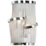 Avenue Mulholland Dr. 15&quot; High Polished Chrome Wall Sconce