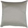 Ariel Ivory 24&quot; Square Decorative Throw Pillow