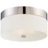 Crystorama Grayson 16&quot; Wide Polished Nickel Ceiling Light