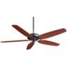 72" Minka Great Room Bronze Large Ceiling Fan with Wall Control