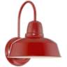 Urban Barn Collection 13" High Red Outdoor Wall Light