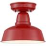 Urban Barn Collection 10 1/4&quot; Wide Red Outdoor Ceiling Light