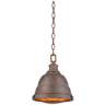 Bartlett 9 1/4&quot; Wide Copper Patina Mini Pendant Light