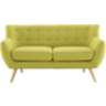 Remark 61 1/2&quot; Wide Fabric Tufted Loveseat