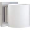Besa Pogo 5 1/2&quot; High Satin Nickel Wall Sconce