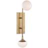 Hudson Valley Fleming 22 1/2&quot;H Aged Brass 2-LED Wall Sconce