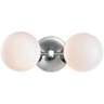 Hudson Valley Fleming 5"H Polished Nickel 2-LED Wall Sconce