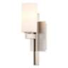Possini Euro Ludlow 14&quot; High Brushed Nickel Modern Wall Sconce