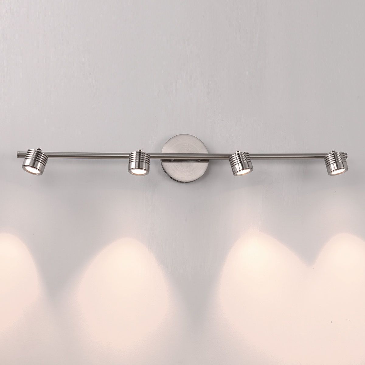 WAC Vector 4-Light Brushed Brass LED Track Fixture - #24H09 | Lamps Plus