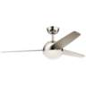 56&quot; Kichler Bisc Polished Nickel and Silver LED Ceiling Fan