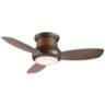 44&quot; Concept II Bronze Flushmount LED Ceiling Fan with Remote Control