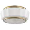 Hudson Valley Odessa 13 1/2&quot; Wide Aged Brass Ceiling Light