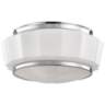 Hudson Valley Odessa 13 1/2&quot; Polished Nickel Ceiling Light