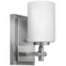 Hinkley Laurel 8 1/4&quot; High Brushed Nickel Wall Sconce