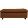 Sand Nuggets Fabric Tufted Storage Bench