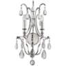 Hudson Valley Crawford 23 3/4"H Polished Nickel Wall Sconce