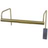 House of Troy Slim-Line 15&quot;W Satin Brass LED Picture Light