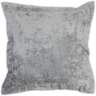 Lapis Storm Velvet 22&quot; Square Decorative Pillow
