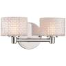 Willow 6&quot; High Chrome 2-LED Wall Sconce