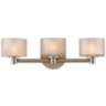 Willow 19&quot; Wide Satin Nickel 3-LED Bath Light