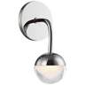 Hudson Valley Boca 9 1/2&quot;H Polished Chrome LED Wall Sconce
