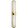 Valencia 26" High Aged Brass 2-LED Wall Sconce