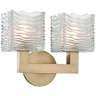 Hudson Valley Sagamore 9&quot; High Aged Brass 2-LED Wall Sconce