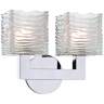Hudson Valley Sagamore 9&quot;H Polished Chrome 2-LED Wall Sconce