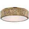 Hudson Valley Crispin 13&quot; Wide Aged Brass LED Ceiling Light