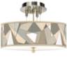 Modern Mosaic I Giclee 14&quot; Wide Ceiling Light