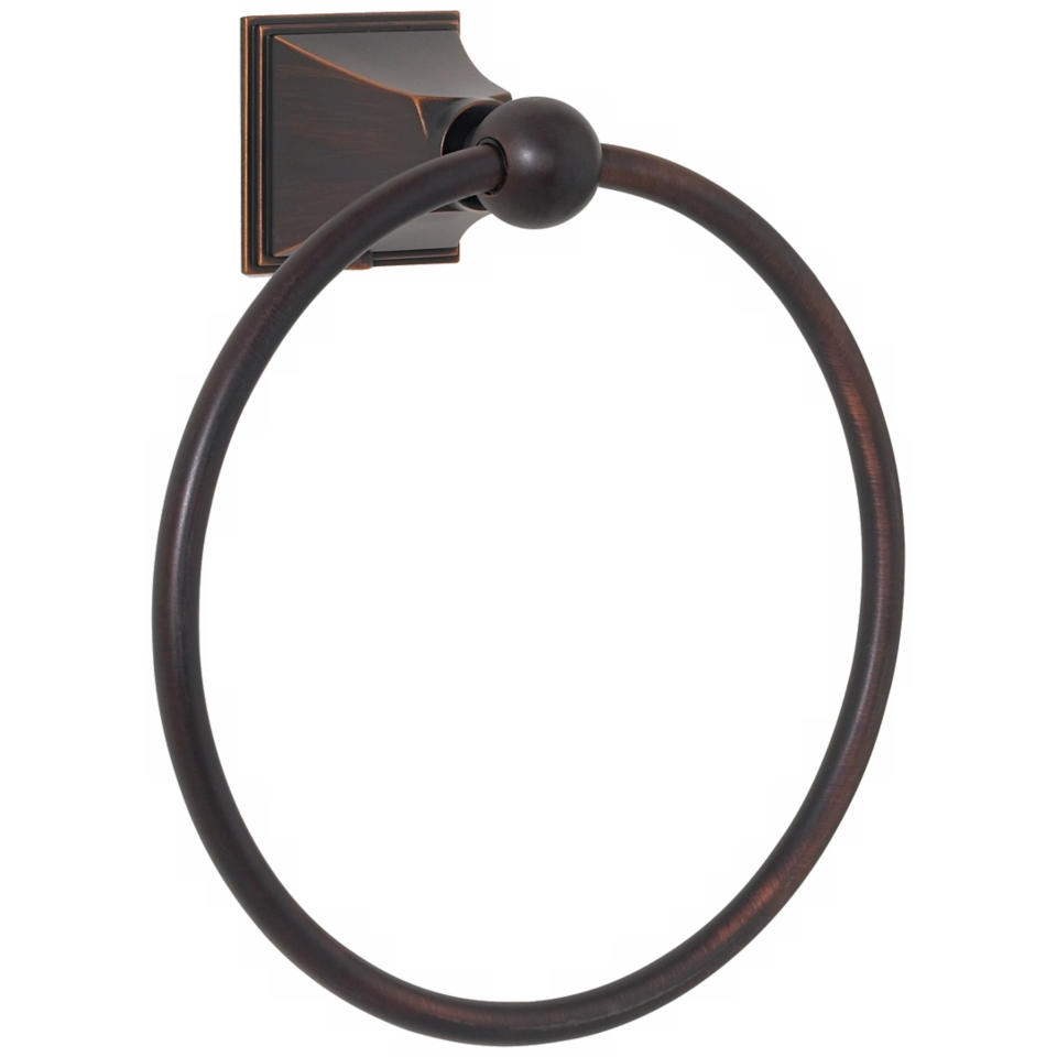Mandalay Collection Oil Rubbed Bronze Towel Ring   #27341