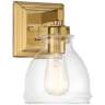 Possini Euro Bellis 9&quot; High Soft Gold Wall Sconce
