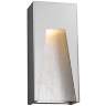 Millenial 13 1/4&quot; High Silver LED Outdoor Wall Light