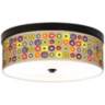 Marbles in the Park Giclee Energy Efficient Bronze Ceiling Light